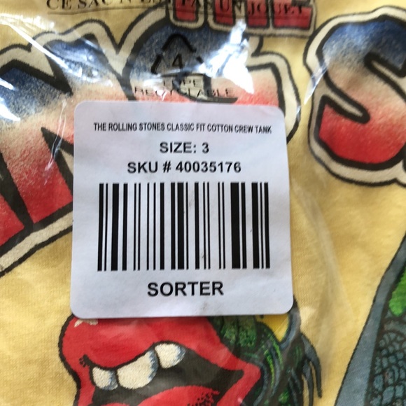 Yellow Rolling Stones ๐ ๐ tank by Torrid size 3 - Picture 2 of 4